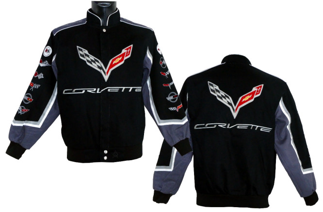 Corvette Jacke - History Collage